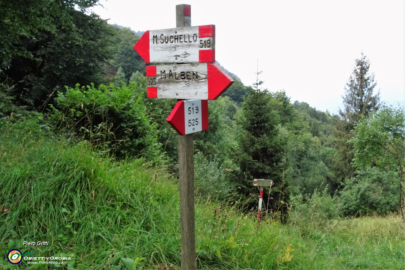 61 Crocevia di sentieri al Passo Barbata (1312 m).JPG